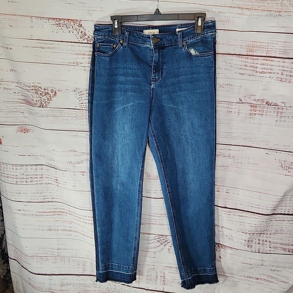 Joules women's girlfriend cropped stretch jeans